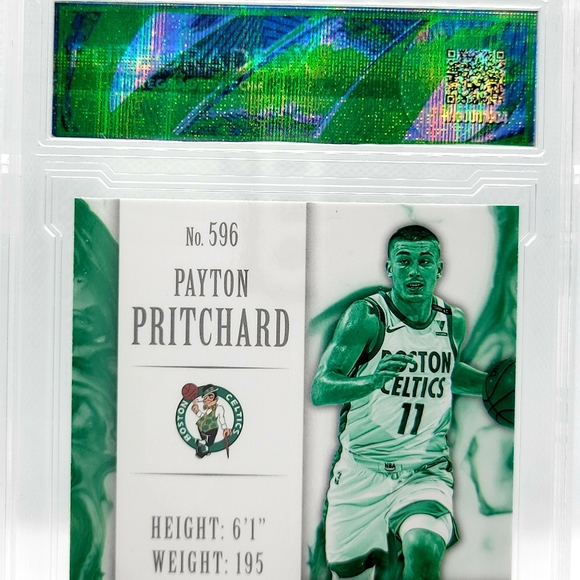 2020-21 CHRONICLES HONORS PAYTON PRITCHARD #596 ROOKIE RC SILVER PRIZM PGX 10 - Picture 7 of 7
